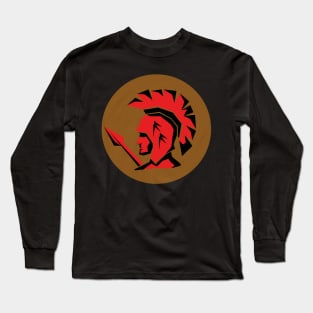 Warrior Spartan Spears Helmet Long Sleeve T-Shirt